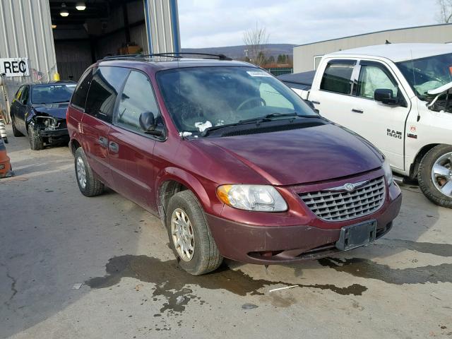 1C8GJ25392B580154 - 2002 CHRYSLER VOYAGER BURGUNDY photo 1