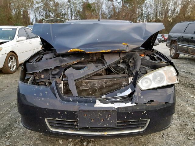 1G1ZT61886F118236 - 2006 CHEVROLET MALIBU MAX შავი ფოტო 9