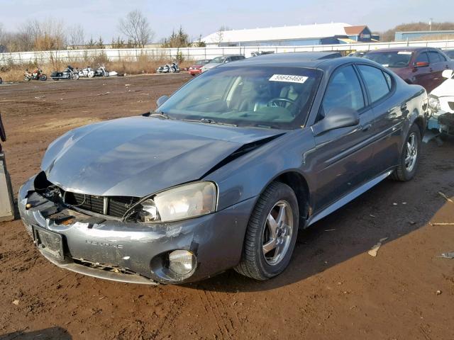 2G2WS522441369586 - 2004 PONTIAC GRAND PRIX GRAY photo 2