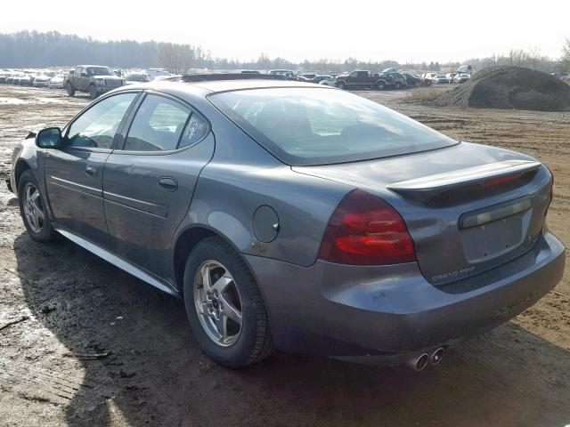 2G2WS522441369586 - 2004 PONTIAC GRAND PRIX GRAY photo 3