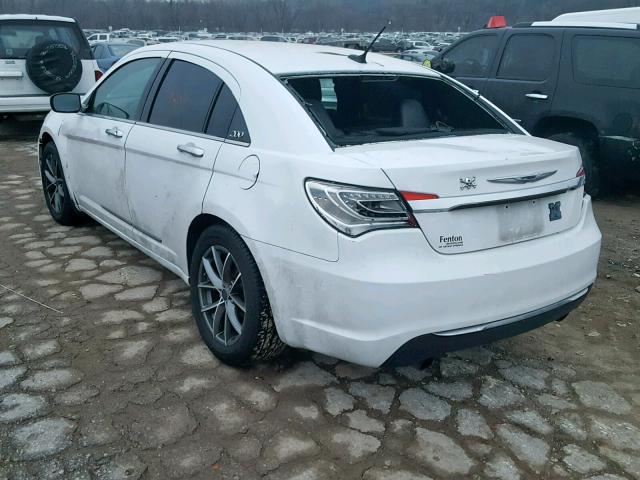 1C3CCBCG5EN136051 - 2014 CHRYSLER 200 LIMITE WHITE photo 3