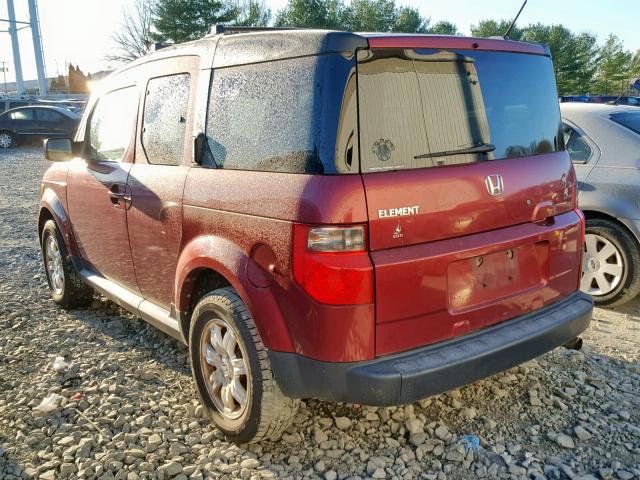 5J6YH27767L015938 - 2007 HONDA ELEMENT EX WHITE photo 3