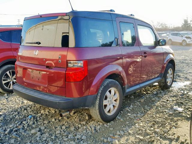 5J6YH27767L015938 - 2007 HONDA ELEMENT EX WHITE photo 4