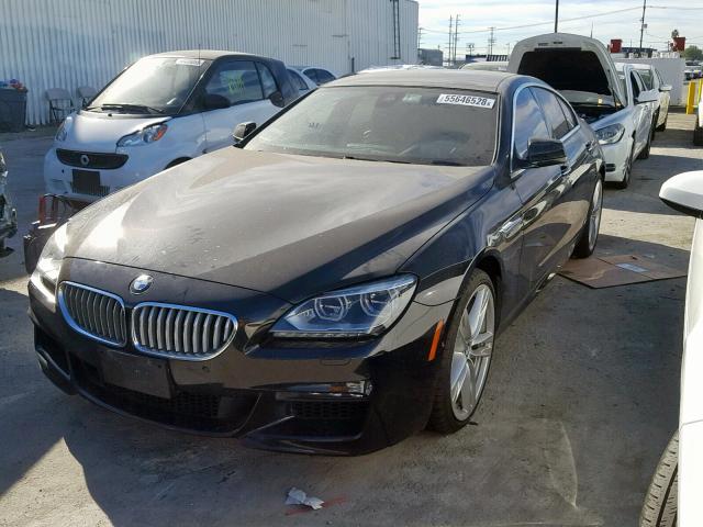 WBA6B2C57DDG66620 - 2013 BMW 650 I BLACK photo 2