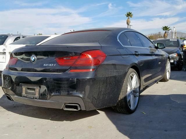 WBA6B2C57DDG66620 - 2013 BMW 650 I BLACK photo 4