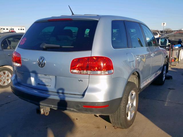 WVGLG77L76D021426 - 2006 VOLKSWAGEN TOUAREG 3. BLUE photo 4