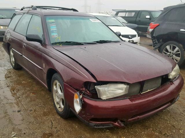 4S3BK4358X7304535 - 1999 SUBARU LEGACY L BURGUNDY photo 1