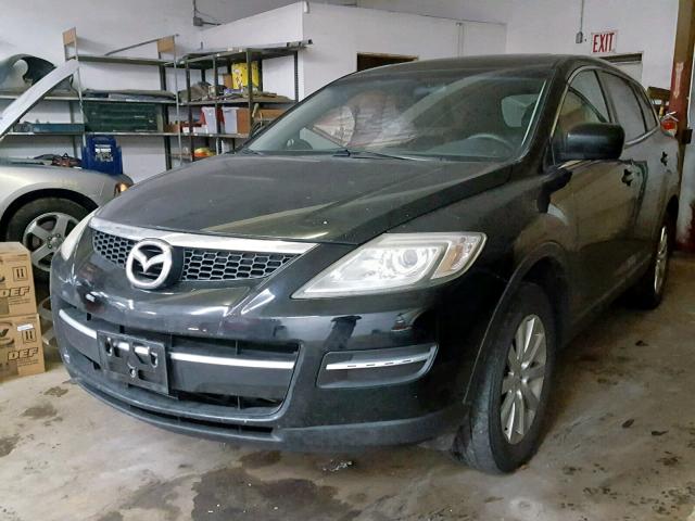 JM3TB38V180152509 - 2008 MAZDA CX-9 BLACK photo 2