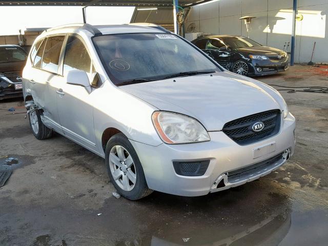 KNAFG526987151553 - 2008 KIA RONDO LX SILVER photo 1