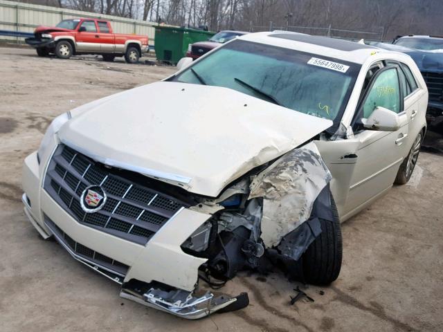 1G6DL8EV3A0145310 - 2010 CADILLAC CTS PERFOR CREAM photo 2