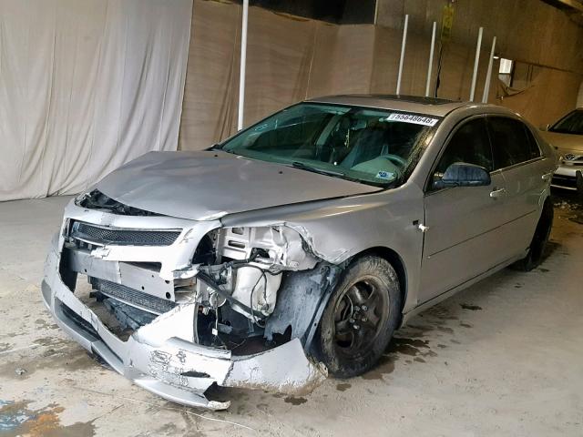 1G1ZG57B48F180348 - 2008 CHEVROLET MALIBU LS SILVER photo 2
