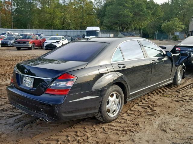 WDDNG71X78A211651 - 2008 MERCEDES-BENZ S 550 BLACK photo 4