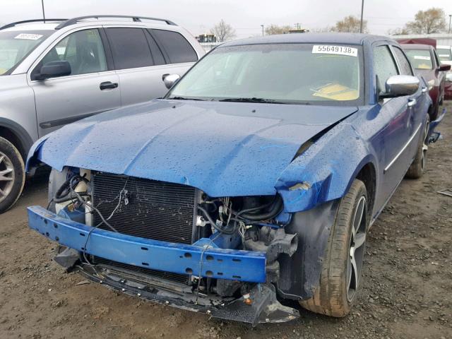 2C3KA43D49H612405 - 2009 CHRYSLER 300 LX BLUE photo 2