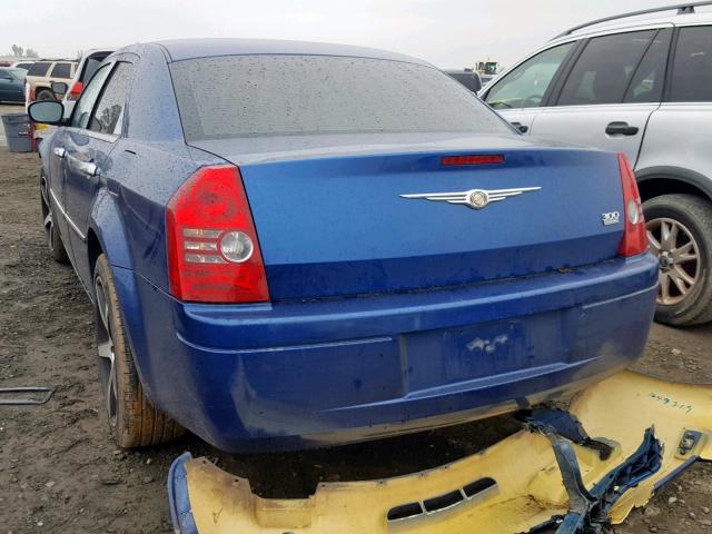 2C3KA43D49H612405 - 2009 CHRYSLER 300 LX BLUE photo 3