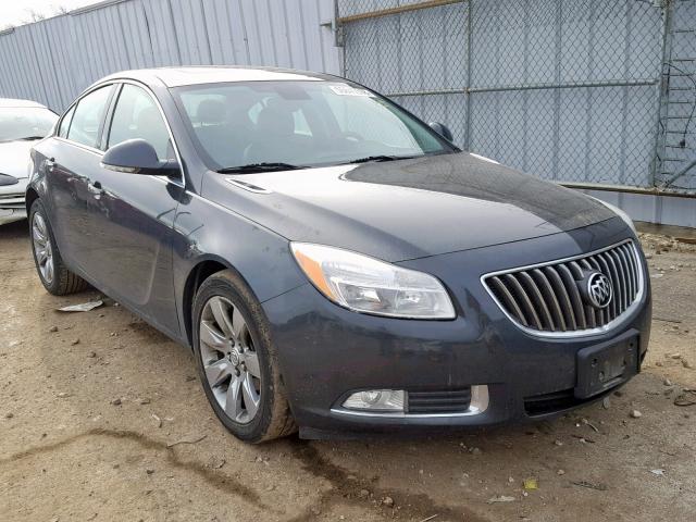 2G4GS5EK3C9148018 - 2012 BUICK REGAL PREM CHARCOAL photo 1