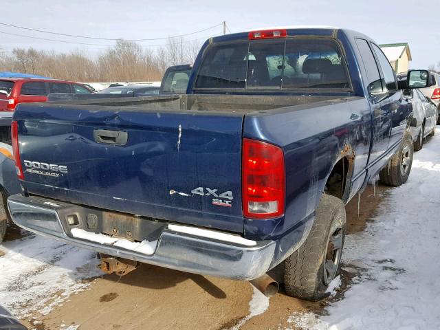 3D7LU38C94G228040 - 2004 DODGE RAM 3500 S BLUE photo 4