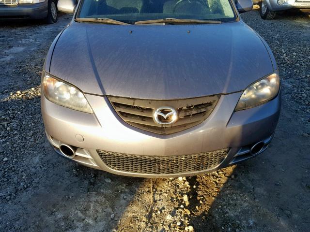 JM1BK123851245291 - 2005 MAZDA 3 S GRAY photo 9