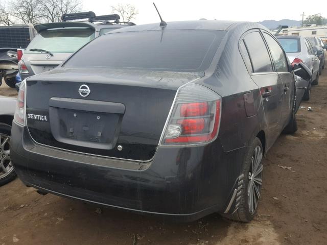 3N1AB61EX8L705465 - 2008 NISSAN SENTRA 2.0 BLACK photo 4