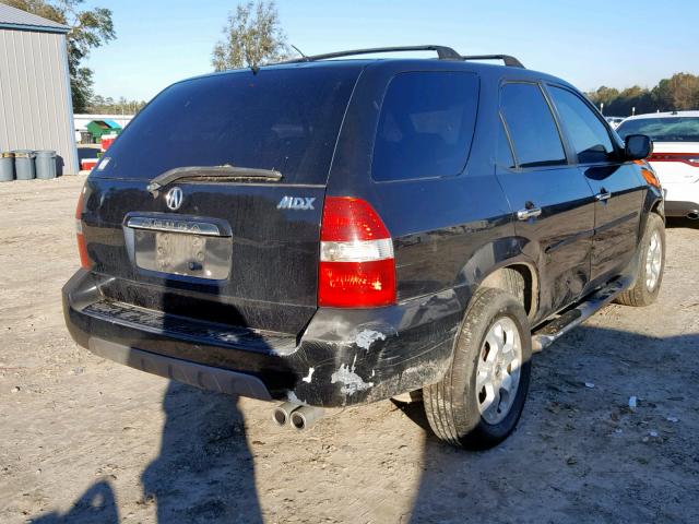 2HNYD18832H518748 - 2002 ACURA MDX TOURIN BLACK photo 4