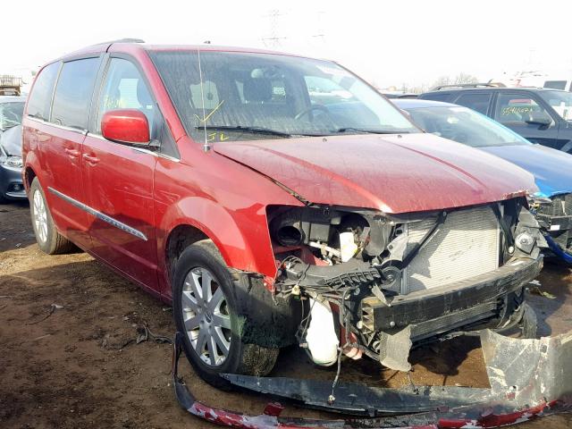 2C4RC1BG0ER233811 - 2014 CHRYSLER TOWN & COU MAROON photo 1