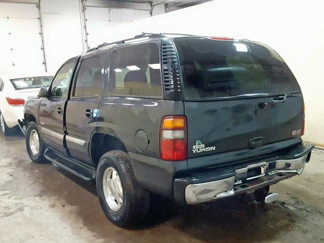 1GKEK13Z93R202954 - 2003 GMC YUKON GRAY photo 3