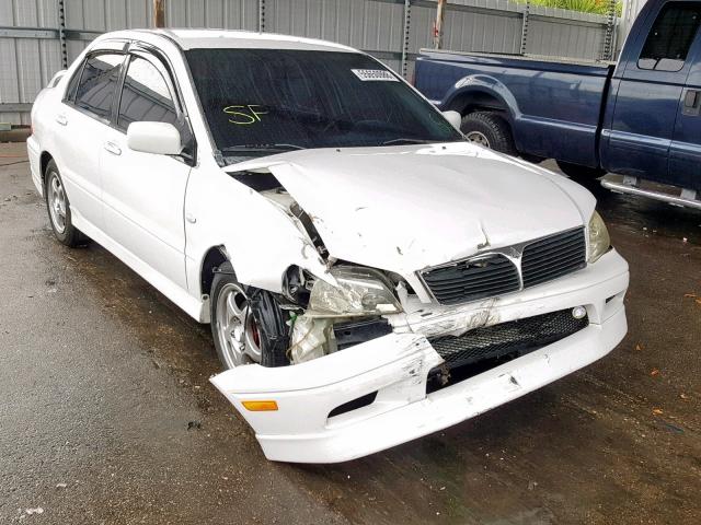 JA3AJ86EX2U026795 - 2002 MITSUBISHI LANCER OZ WHITE photo 1