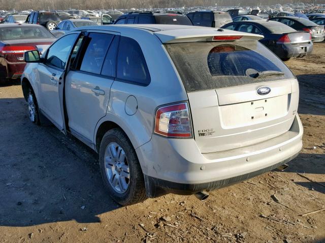 2FMDK49C07BB65213 - 2007 FORD EDGE SEL P BEIGE photo 3