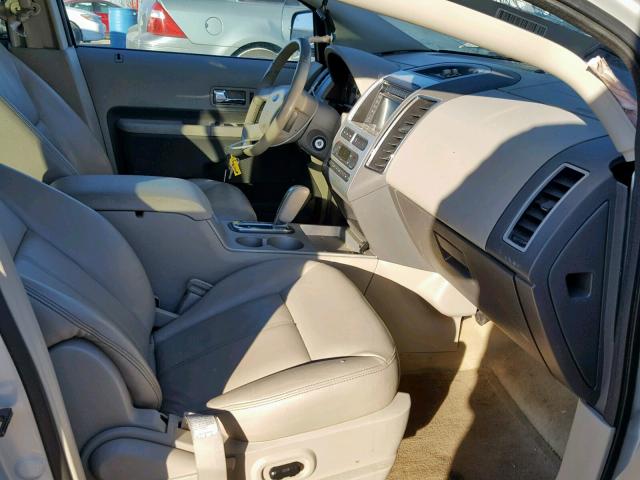 2FMDK49C07BB65213 - 2007 FORD EDGE SEL P BEIGE photo 5