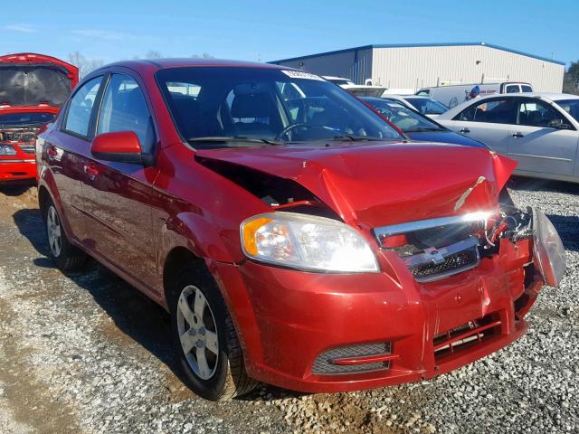 KL1TD5DE6BB230984 - 2011 CHEVROLET AVEO LS RED photo 1