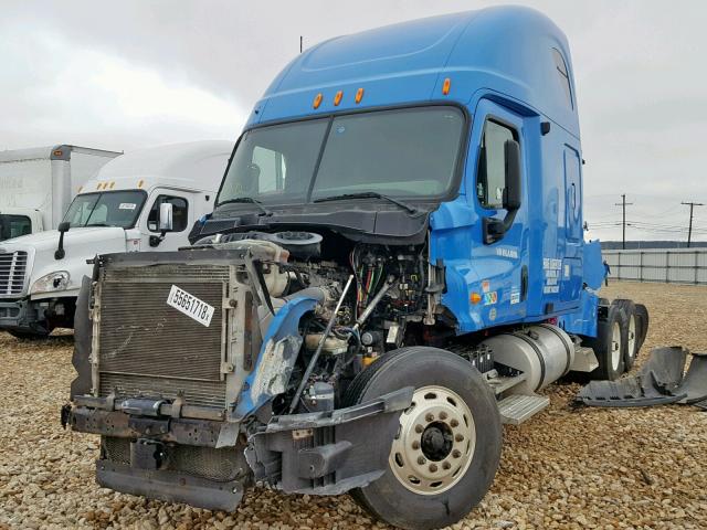 1FUJGLDR79LAJ0090 - 2009 FREIGHTLINER CASCADIA 1 BLUE photo 2