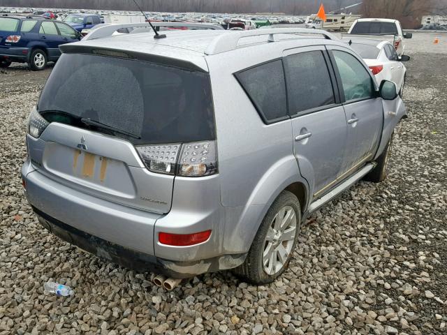 JA4LT31W58Z011117 - 2008 MITSUBISHI OUTLANDER SILVER photo 4