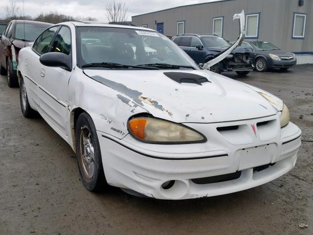 1G2NW52E73C138443 - 2003 PONTIAC GRAND AM G WHITE photo 1