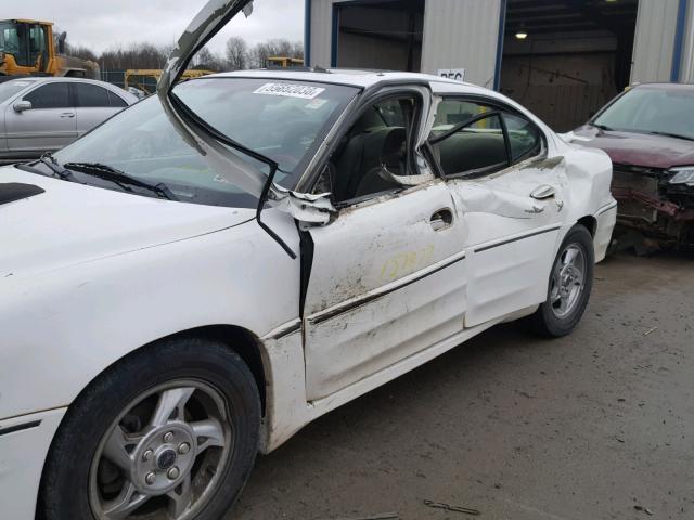 1G2NW52E73C138443 - 2003 PONTIAC GRAND AM G WHITE photo 10