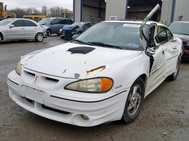 1G2NW52E73C138443 - 2003 PONTIAC GRAND AM G WHITE photo 2