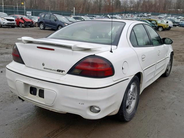 1G2NW52E73C138443 - 2003 PONTIAC GRAND AM G WHITE photo 4