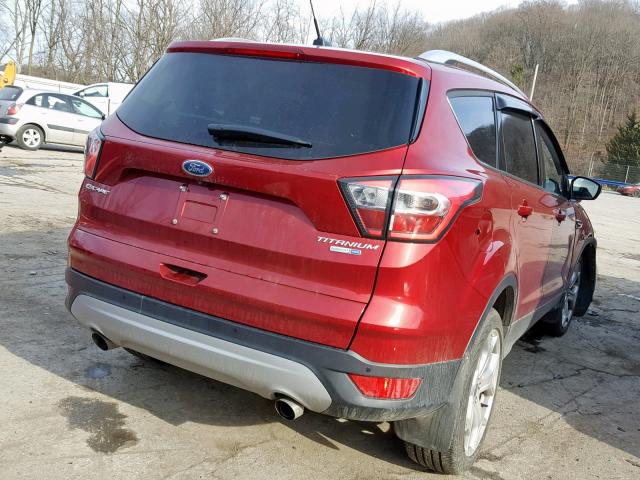 1FMCU9J9XHUB39359 - 2017 FORD ESCAPE TIT RED photo 4