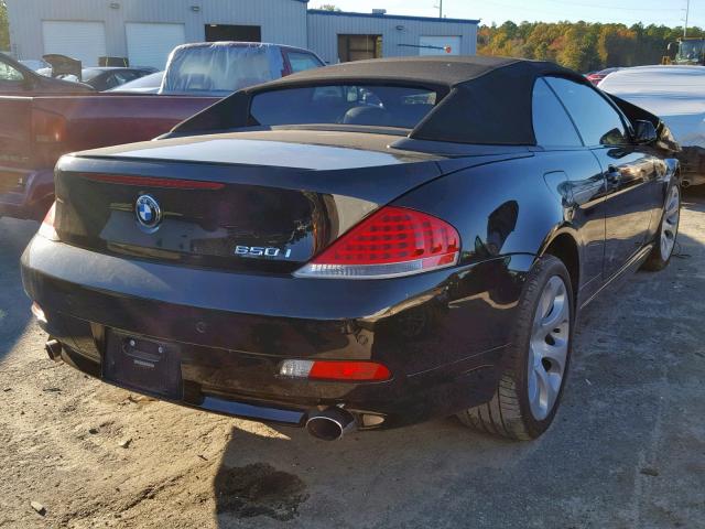 WBAEK13436CN75055 - 2006 BMW 650 I BLACK photo 4