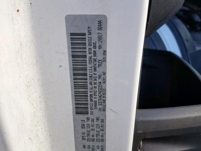 3C6TRVNG7HE523144 - 2017 RAM PROMASTER 白色 照片 10