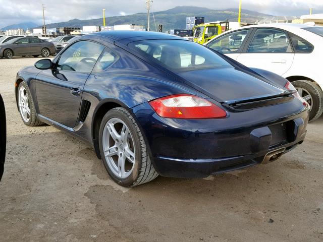 WP0AA29808U760777 - 2008 PORSCHE CAYMAN S BLUE photo 3