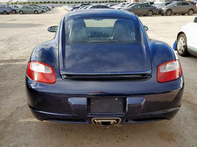 WP0AA29808U760777 - 2008 PORSCHE CAYMAN S BLUE photo 6