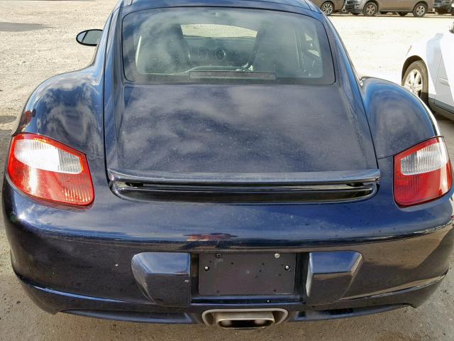 WP0AA29808U760777 - 2008 PORSCHE CAYMAN S BLUE photo 7