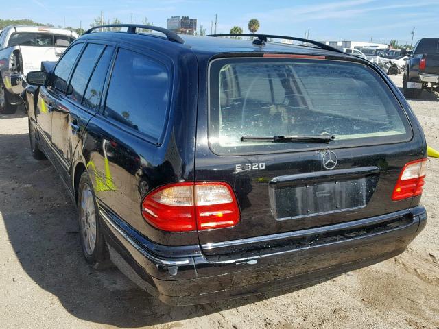 WDBJH65J21B234467 - 2001 MERCEDES-BENZ E 320 BLACK photo 3