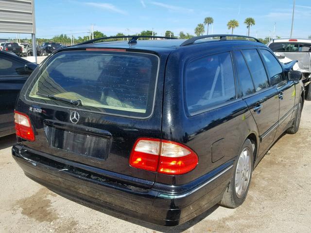 WDBJH65J21B234467 - 2001 MERCEDES-BENZ E 320 BLACK photo 4