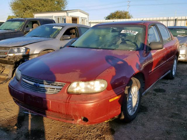 1G1ND52F94M623715 - 2004 CHEVROLET CLASSIC BURGUNDY photo 2