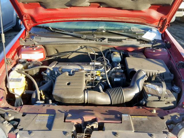 1G1ND52F94M623715 - 2004 CHEVROLET CLASSIC BURGUNDY photo 7