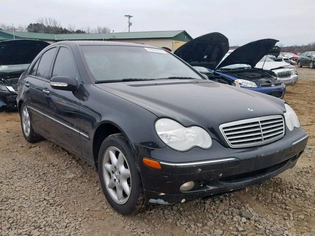 WDBRF81J84F531492 - 2004 MERCEDES-BENZ C 240 4MAT BLACK photo 1