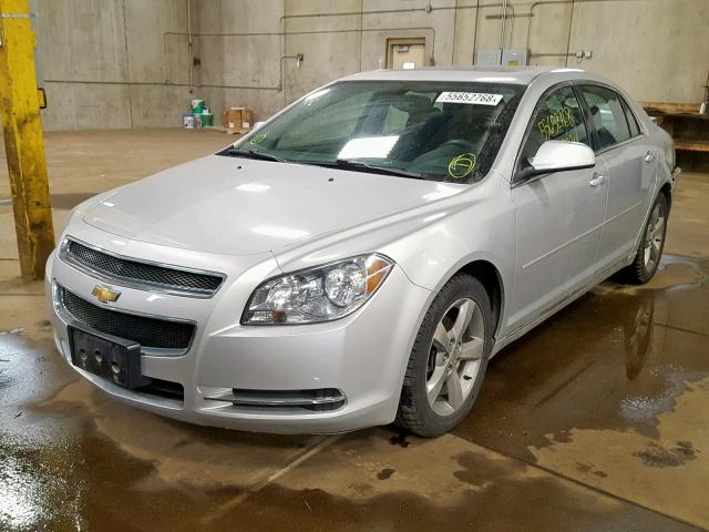 1G1ZC5E14BF331735 - 2011 CHEVROLET MALIBU 1LT SILVER photo 2