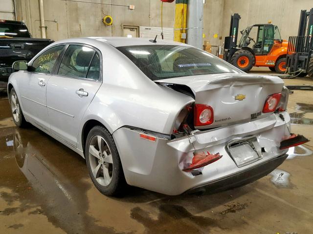 1G1ZC5E14BF331735 - 2011 CHEVROLET MALIBU 1LT SILVER photo 3