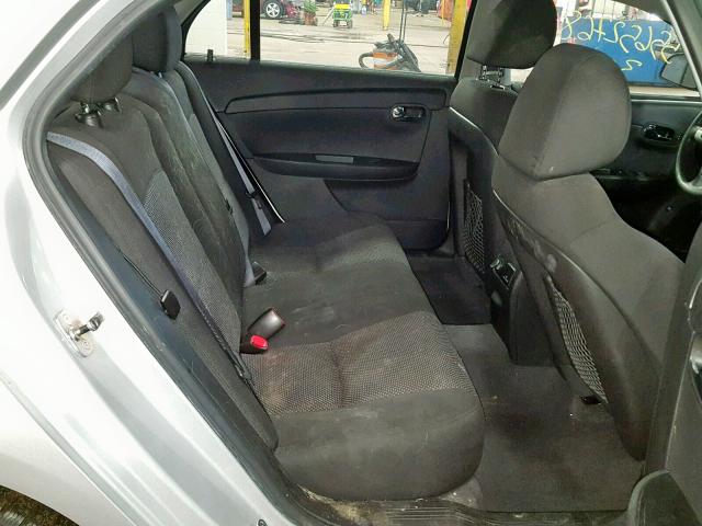 1G1ZC5E14BF331735 - 2011 CHEVROLET MALIBU 1LT SILVER photo 6