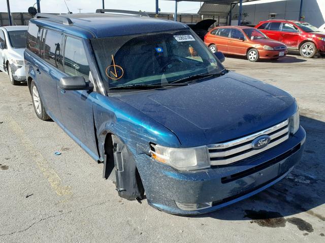 2FMGK5BCXBBD11803 - 2011 FORD FLEX SE TURQUOISE photo 1